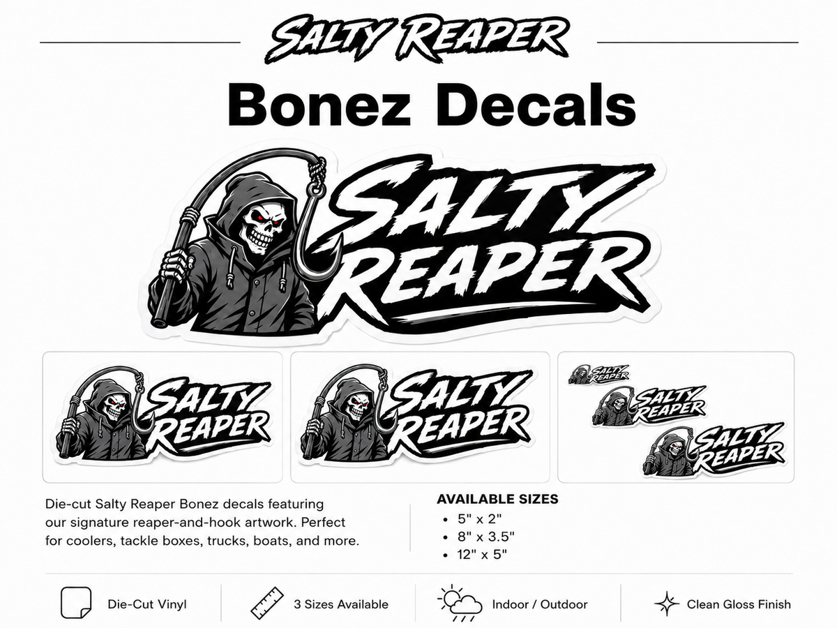 Salty Reaper Bonez™ Decals